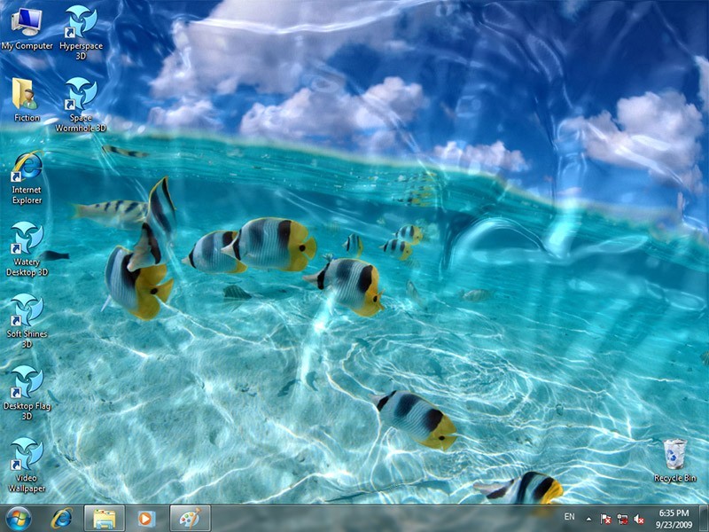 3d wallpaper for pc. Animated Wallpaper: Watery