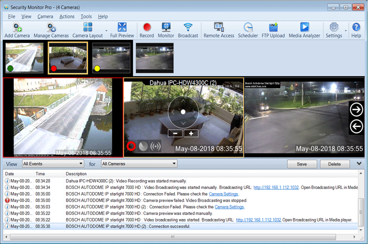 Video Security Monitor Webcam Creating 108