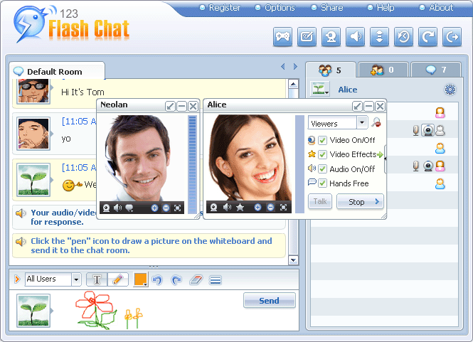 123 Flash Chat Module for vBulletin