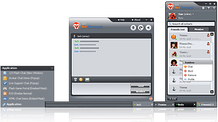 123 Web Messenger Software (Linux)