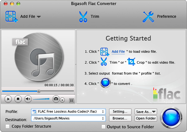 1A Bigasoft FLAC Converter for Mac