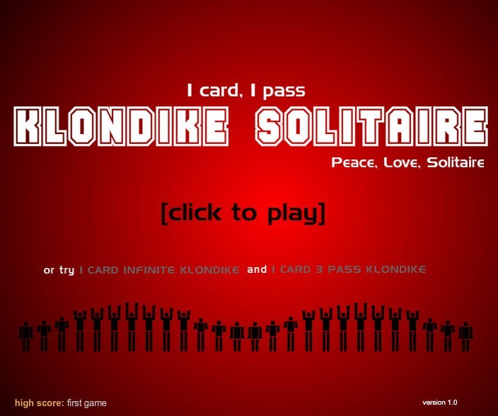 1 pass solitaire