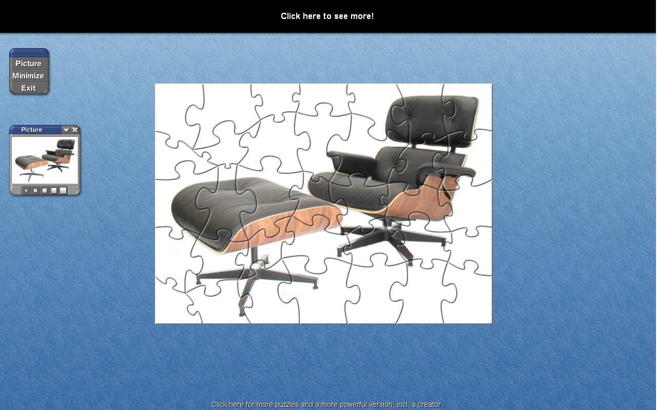 24 Eames Chair Puzzle