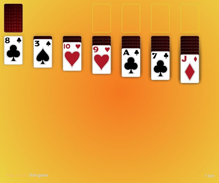 3 card solitaire, 3 pass