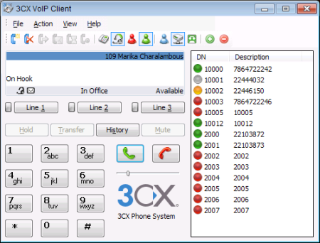 3CX FREE VOIP Phone for Windows