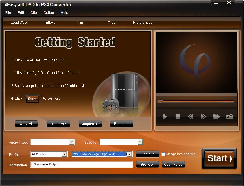 4Easysoft DVD to PS3 Converter