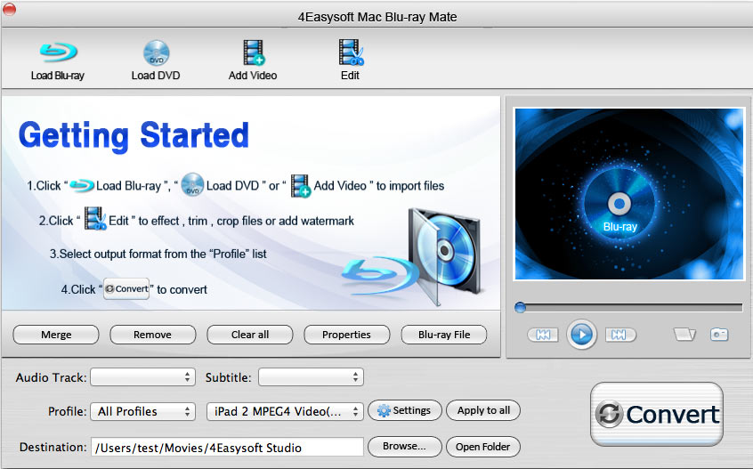 4Easysoft Mac Blu-ray Mate