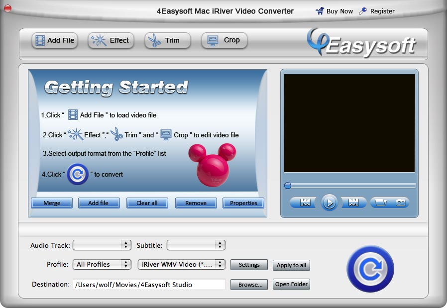 4Easysoft Mac iRiver Video Converter