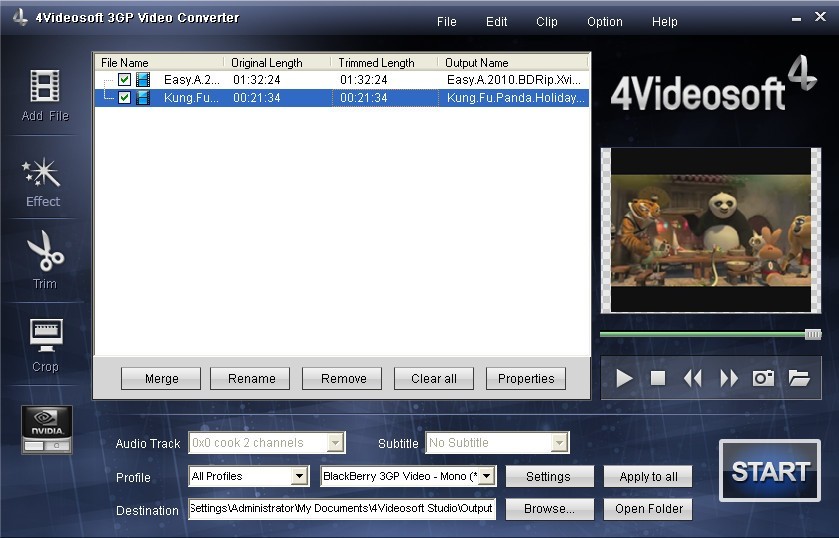 4Videosoft 3GP Video Converter