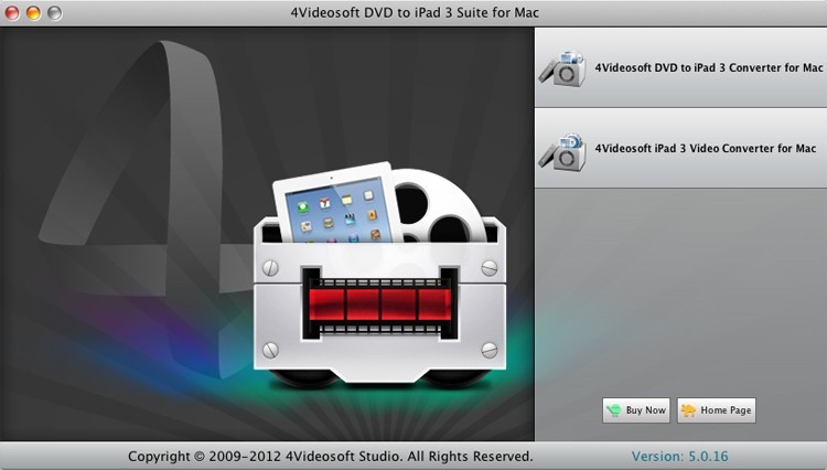 4Videosoft DVD to iPad 3 Suite for Mac