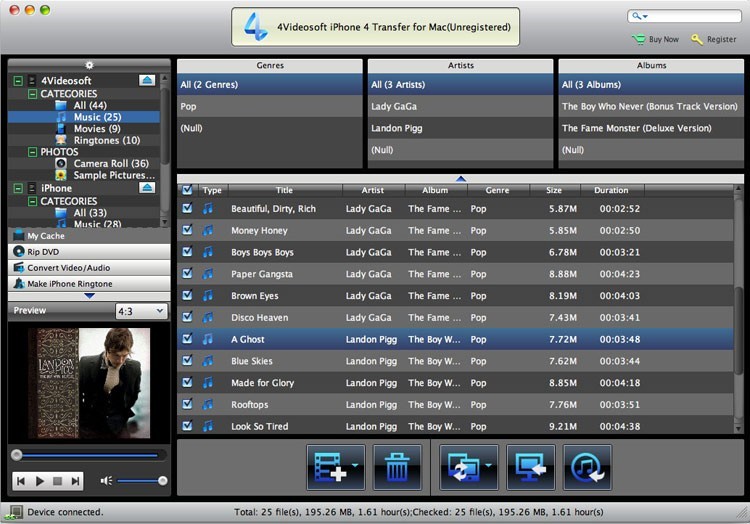 4Videosoft Mac iPhone 4 Platinum