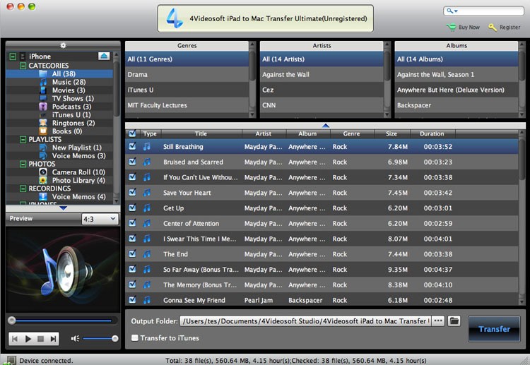 4Videosoft iPad to Mac Transfer Ultimate