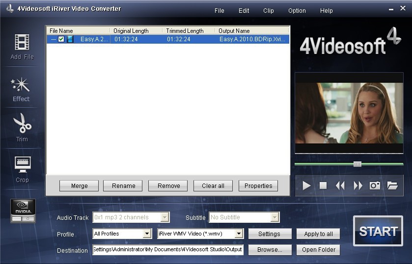 4Videosoft iRiver Video Converter