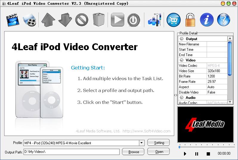 4Leaf iPod Video Converter