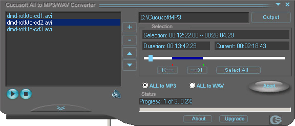 Audio/Video to MP3 Converter