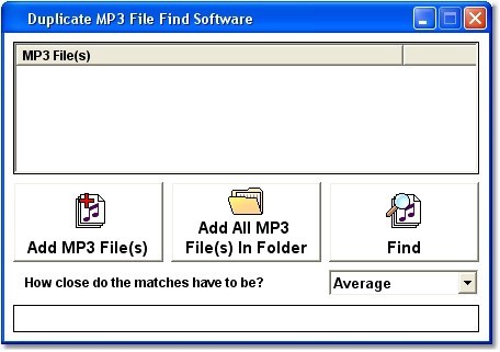 Duplicate MP3 File Find Software