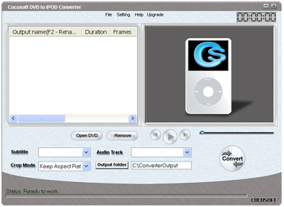 DVD to iPod/Video Converter