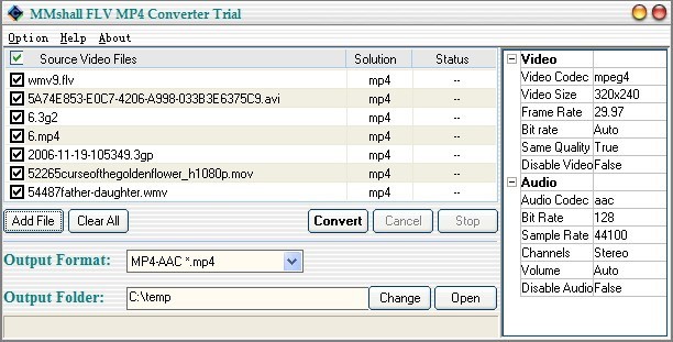MMshall FLV MP4 Converter