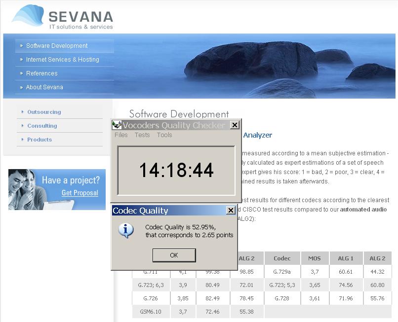 Sevana Vocoders Quality Checker