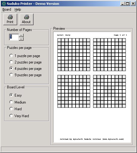 Sudoku Printer