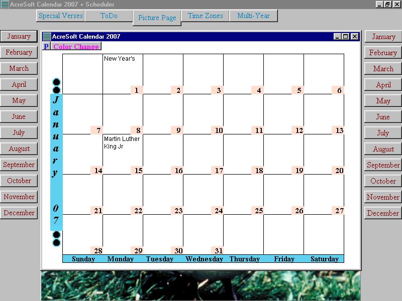 AcreSoft Calendar 2007 + Scheduler