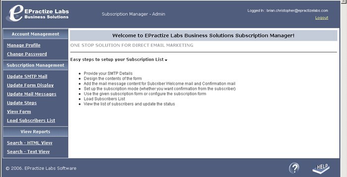 EPractize Labs Online Subscription Manager - Downloadable Edition