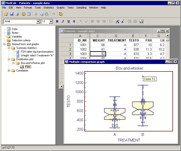 MedCalc Statistical Software