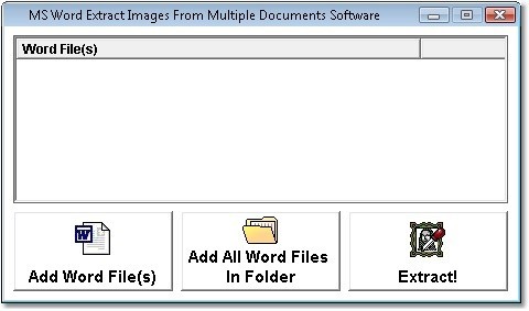 MS Word Extract Images From Multiple Documents Software