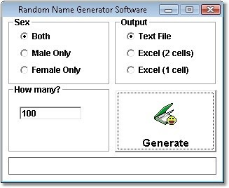 Random Name Generator Software