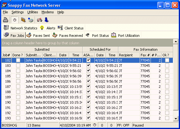 Snappy Fax Network Server