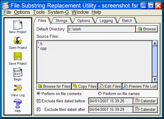 File Substring Replacement Utility