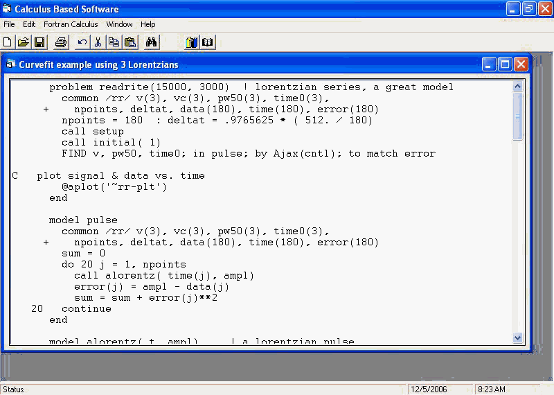 Fortran Calculus Compiler
