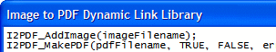 Image to PDF Dynamic Link Library
