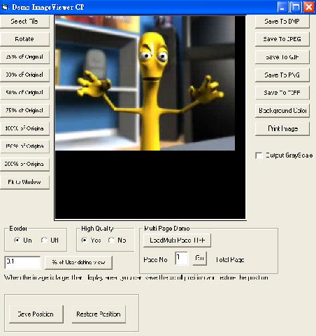 TIFF Image Viewer CP ActiveX Control SDK