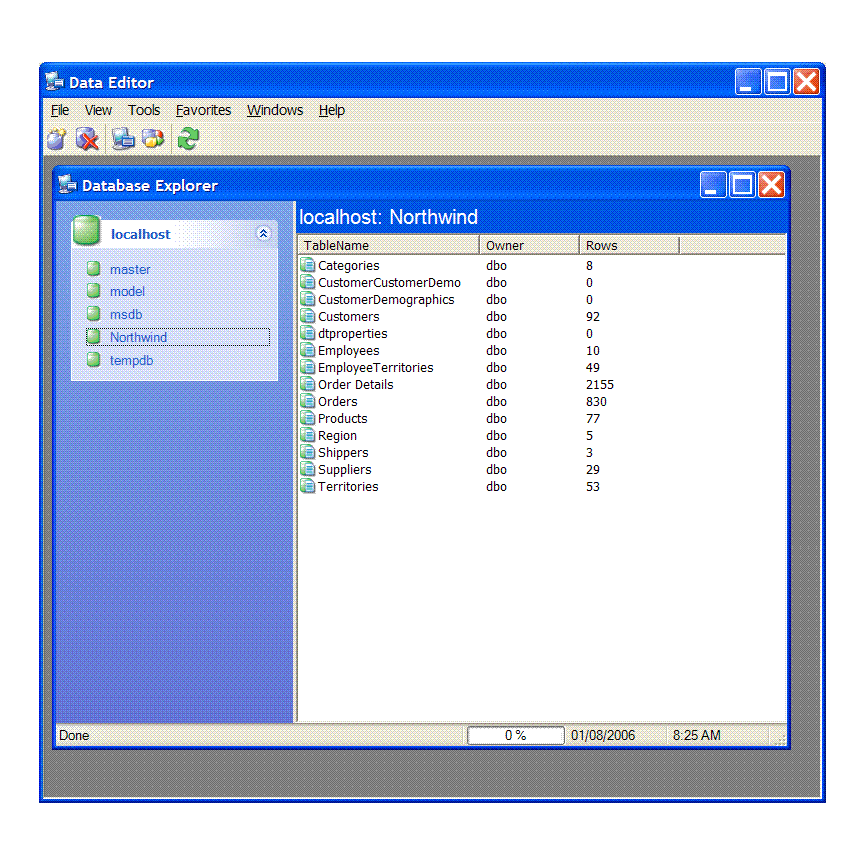 Provectus Data Editor