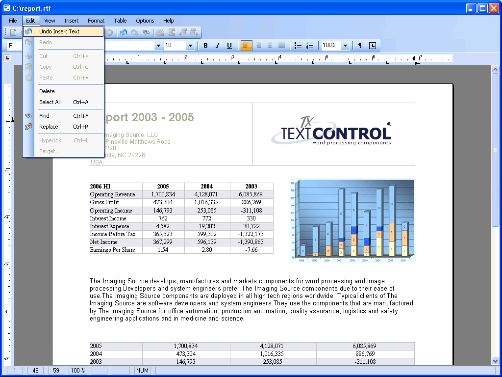 TX Text Control ActiveX Professional