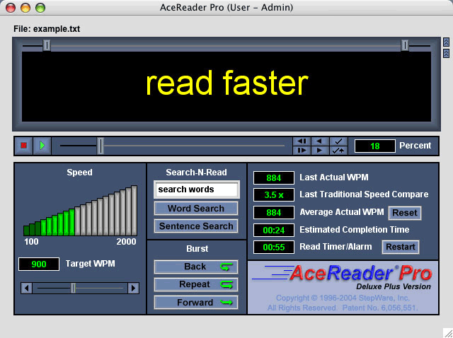 AceReader Pro Deluxe Plus (For Mac)