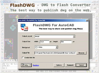 AutoCAD to Flash Converter