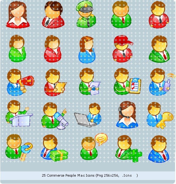 Commerce People Mac Icons