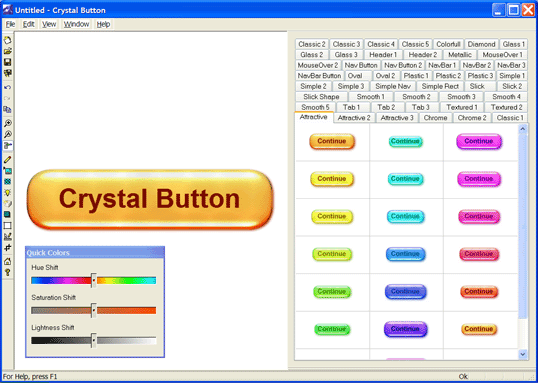Crystal Button 2007