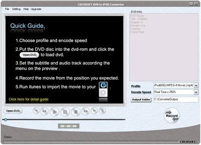 Cucusoft DVD to iPod Converter Platinum