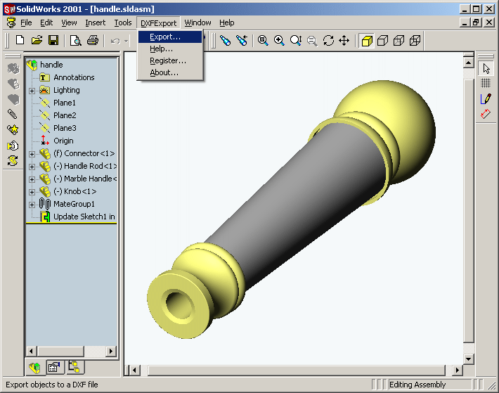 a way to export file location list in solidworks