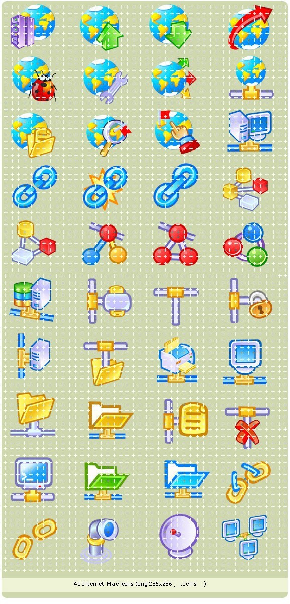 Network Mac icons