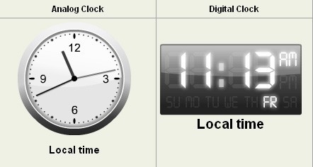 digital flash clock free download