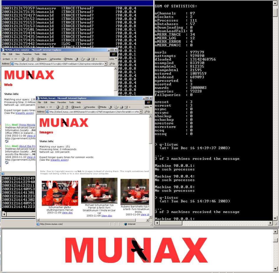 MUNAX Search Engine