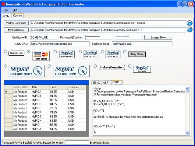 paypal payment screenshot generator