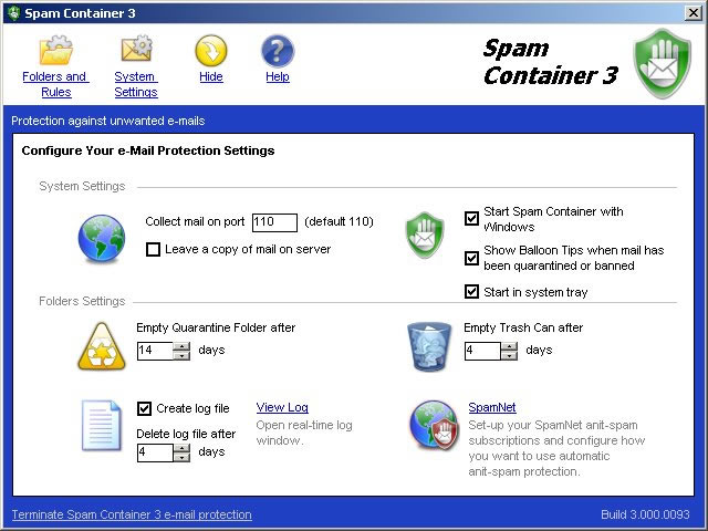 Spamcontainer
