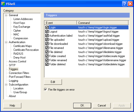 VShell Server for Windows