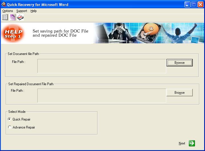 A Data Recovery Software- Q R for MS Word