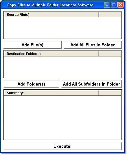 Copy Files to Multiple Folder Locations Software